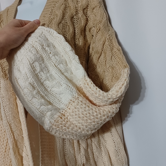 NEW UMGEE PLUS BOUTIQUE PATCHWORK Boho CARDIGAN SWEATER XL 1X - Picture 8 of 10